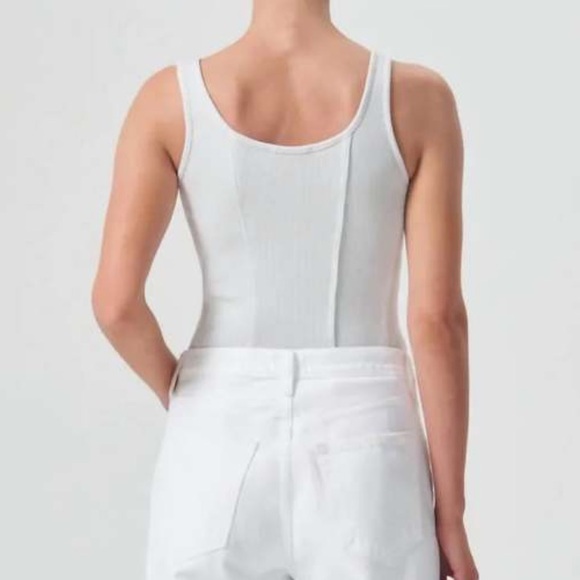 NWT Agolde Elma bodysuit spoon size medium - Picture 2 of 5